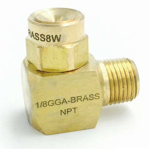 KMECO GGA Laiton Type d'angle <span class=keywords><strong>Fulljet</strong></span> 3/8 mâle Capuchon amovible et buse de pulvérisation à palettes - Product Image 4