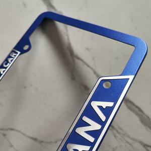 Cadre de plaque d'immatriculation en alliage d'aluminium aux spécifications américaines, personnalisation de plaque d'immatriculation canadienne populaire - Product Image 2