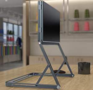 Moniteur portable LCD 15,6 pouces 1080P avec haut-parleurs intégrés, interface USB-C, extension triple écran pour ordinateur portable - Product Image 4