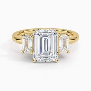 Hermoso Anillo de Novia en Tono Dorado con Cristal Estilo Diamante Brillante, Joyería Romántica para Propuesta de Matrimonio, Regalo para Mujer - Product Image 1
