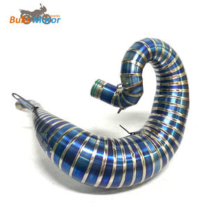 Collecteur d'échappement pour <span class=keywords><strong>GASGAS</strong></span>/HUSQVARNA/KTM 300 Tuyau d'échappement en alliage de titane Plus de soudure Tuyau d'échappement avant universel 2023-2024 - Product Image 5