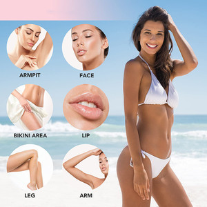 Épilateur électrique 4 en 1 pour femmes, rasoir électrique, épilation sans douleur, rasoir pour le visage, tondeuse pour le corps, le bikini, la zone pubienne, étanche IPX5 - Product Image 6