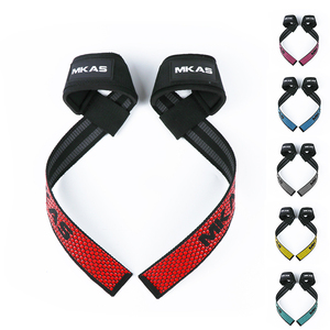 MKAS Custom Noly Gym Straps Gym Wrist Lifting Strap Wrist Straps Weightlifting Deadlift Straps Gym Wrist Lifting Straps