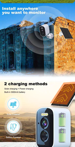 5MP pin không dây Powered Wifi máy ảnh CCTV kết nối điện thoại cho ngôi nhà màu sắc rõ ràng tầm nhìn ban đêm PIR chuyển động an ninh nhà <span class=keywords><strong>cam</strong></span> - Product Image 4