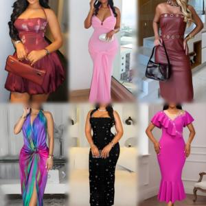 Ropa de Mujer Usada a la Moda y Económica al por Mayor, Vestidos Casuales Variados, Envío Aleatorio Gratuito - Product Image 1