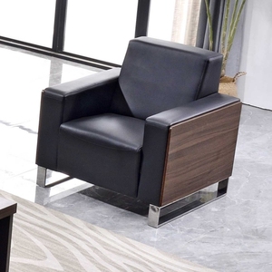 Divano in Pelle per Ufficio, Moderno Set di Divano a Tre Posti <span class=keywords><strong>e</strong></span> Tavolino da Caffè per Ufficio <span class=keywords><strong>e</strong></span> Soggiorno - Product Image 5