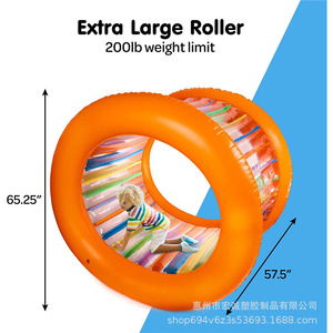 Rodillo Inflable Gigante de Color Naranja, Material de PVC, para Niños, Jardín de Infancia, Equipo de Juego al Aire Libre - Product Image 4
