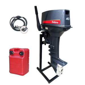 Moteur hors-bord 40 CV 2 temps avec commande par gouvernail et hélice en aluminium de 13 pouces - Product Image 2