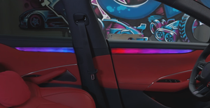 Luz Ambiente LED para Carro Xiaomi SU7 2024, Luz Dinâmica Decorativa para Painel e Portas com Estilo Céu Estrelado - Product Image 2