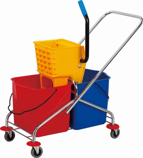 BEAO UP-063 신제품 청소 걸레 트롤리 더블 버킷 트롤리 걸레 wringer double wringer mop bucket 60L