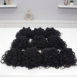 Promoción Letsfly: 50 Paquetes de Cabello Humano Rizado Virgen, Ondulado, con Doble Trama, por 75$ - Product Image 1