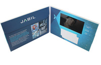 Livre vidéo à impression personnalisée 2.4 ''/2.8''/4.3 ''/5''/7 ''/10'', écran Lcd, boîte de cartes de brochures vidéo