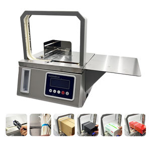 Máquina <span class=keywords><strong>Flejadora</strong></span> Eléctrica <span class=keywords><strong>Automática</strong></span>, Herramienta Compacta para Empaquetar Vegetales, Operación Simple, Múltiples Especificaciones de Cinta <span class=keywords><strong>Flejadora</strong></span> - Product Image 1