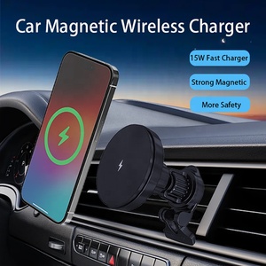 Nuevo dispositivo móvil 15W soporte de teléfono de carga rápida soporte de ventilación de coche cargador inalámbrico magnético cargador de coche <span class=keywords><strong>para</strong></span> <span class=keywords><strong>iPhone</strong></span> 17 16 15 14 <span class=keywords><strong>13</strong></span> - Product Image 2