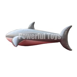 Accesorios para Películas, Tiburón Inflable Realista, Globo <span class=keywords><strong>de</strong></span> Pez <span class=keywords><strong>Ballena</strong></span> Inflable Gris Oscuro - Product Image 1