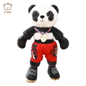 High quality panda Plush Toy Stuffed Animals Valentines