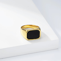 Bagues classiques en acier inoxydable plaqué argent pour hommes avec sertissage en canal, collection 2026 Guangzhou