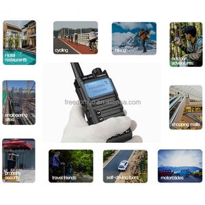 Talkie-walkie longue portée Wanneton UV5F, haute puissance, 128 canaux, radio double bande 136-174Mhz/400-470Mhz, bande aérienne, deux radios avec UV5F - Product Image 6