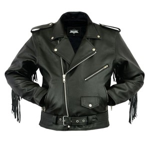 Chaleco de moto de cuero clásico estilo Club para mujer de alta calidad Producto de cuero Premium - Product Image 3