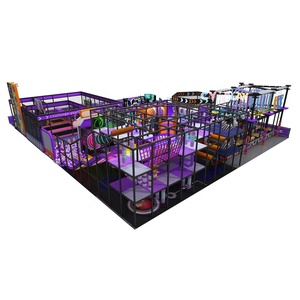 Parcours de cordes d'aventure intérieur de haute qualité pour aire de jeux commerciale à vendre - Product Image 3