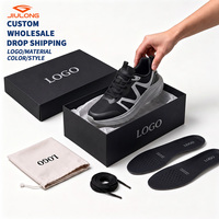 Sneakers personnalisées à marque privée pour hommes, Zapatillas Hombre, chaussures décontractées en maille, style marche, semelle épaisse en EVA, vente en gros, dropshipping