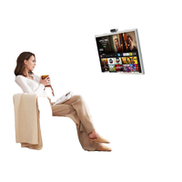 TV Android Portabel LED Full HD 32 Inci dengan Layar Sentuh, Memori 128GB, Baterai 9600mAh, WiFi, Speaker Internal, dan Stand untuk Penggunaan di Rumah