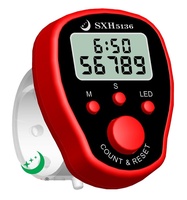 2024 ventes directes d'usine nouvelle LED doigt compteur montre temps fonction doigt compteur couleur mélangée en gros