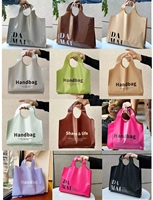 Sac de courses en plastique PE épaissi avec poignée, idéal pour les supermarchés, les cosmétiques, les chaussures, personnalisable avec logo