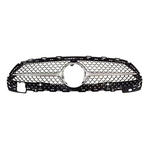 Mercedes-Benz C-Class W206 <b>Grille</b> Black Silver ABS Plastic Front Bumper <b>Radiator</b> <b>Cover</b> - Product Image 1