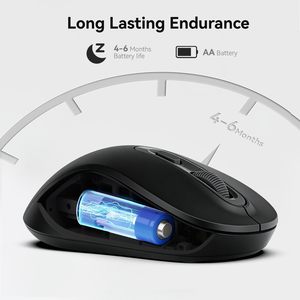 Factory Direct Wireless <b>Mouse</b> 2.4G Silent <b>Mouse</b> Computer <b>Mouse</b> With <b>USB</b> Nano Receiver for Laptop - Product Image 2