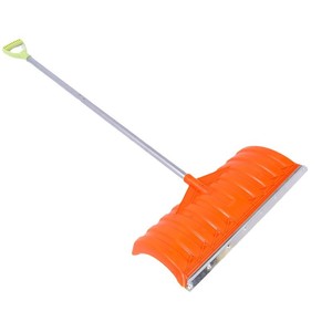 Pala para nieve de plástico con mango de 640 mm de ancho y 1380 mm de largo para uso en exteriores - Product Image 3