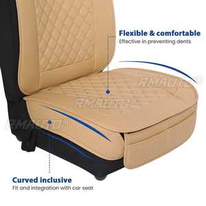 Funda de Asiento de Coche de Cuero PU Universal, Fundas de Asiento Delanteras para Automóviles, Cojín Protector para Asientos de Auto para BMW, Audi, Ford, Seat León - Product Image 3