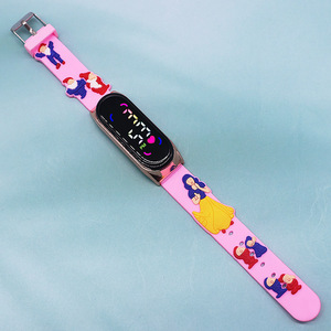 นาฬิกาดิจิทัลสำหรับเด็กสายรัดข้อมือซิลิโคนย้อนยุครูปสัตว์ LED เคลื่อนไหว M4หน้าจอสัมผัสสำหรับเด็ก - Product Image 6