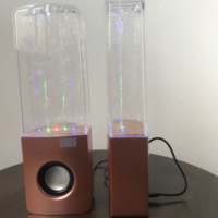 Haut-parleurs d'eau dansante stéréo à LED colorés tendance 2023, cadeaux de Noël, articles cadeaux