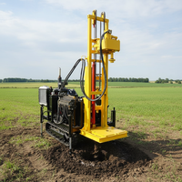 Machine de forage de puits d'eau, foreuse hydraulique montée sur chenilles, 200m 300m