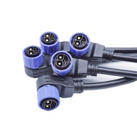 Véhicule électrique Batterie au lithium Stockage d'énergie 30-50A étanche Charge et décharge Quick Lock M25 Connecteur Male Bend Insert