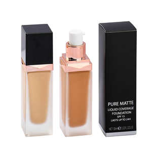 <span class=keywords><strong>Fond</strong></span> <span class=keywords><strong>de</strong></span> <span class=keywords><strong>teint</strong></span> liquide végétalien <span class=keywords><strong>de</strong></span> haute qualité pour peaux foncées, logo personnalisé, MOQ inférieur, <span class=keywords><strong>fond</strong></span> <span class=keywords><strong>de</strong></span> <span class=keywords><strong>teint</strong></span> crème, marque privée - Product Image 1