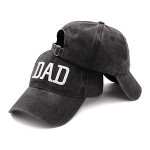 Casquette de baseball vintage en coton lavé à 6 panneaux avec logo brodé 3D personnalisé - Product Image 1