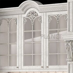 Puertas de armario eléctricas de cocina a medida de estilo europeo para armarios de cocina ahorradores de espacio armario de cocina de roble blanco <span class=keywords><strong>Eso</strong></span> - Product Image 5