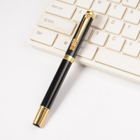 Stylo à bille en métal avec Logo à personnaliser, ensemble de cadeaux d'affaires avec Logo à bille, présentoir, vente en gros, 1 pièce