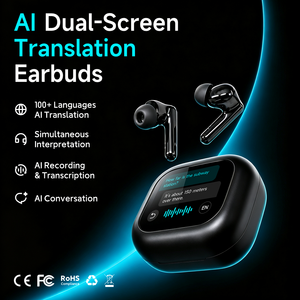 Écouteurs de traduction IA multiplateformes 6.0 Plug and Play, casque sans fil 100 langues pour Zoom, Teams, <span class=keywords><strong>Google</strong></span> Meet - Product Image 3