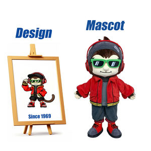 Shengye çin maskot fabrika özel sevimli karikatür hayvan racosplay kutlama Cosplay için şişme maskot kostümü performans seti - Product Image 5