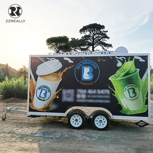 Remorque alimentaire en acier inoxydable avec cuisine complète, camion mobile <span class=keywords><strong>d</strong></span>'<span class=keywords><strong>occasion</strong></span> pour restauration rapide et glaces, pour chariots <span class=keywords><strong>de</strong></span> nourriture - Product Image 3