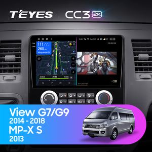 TEYES-Autoradio CC3 <span class=keywords><strong>2K</strong></span> pour Foton View <span class=keywords><strong>G7</strong></span> G9 2014 - 2018 MP-X S 2013 Autoradio Multimédia Lecteur Vidéo Navigation Stéréo GPS Android - Product Image 1