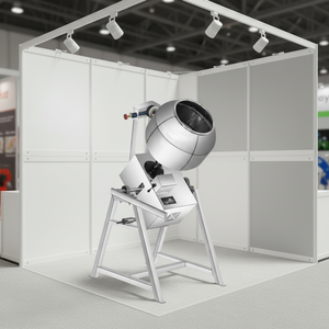 Máquina aromatizadora de acero inoxidable comercial Namkeen Coating Pan de 18x18 única por Mega Kitchen System a precio barato - Product Image 2