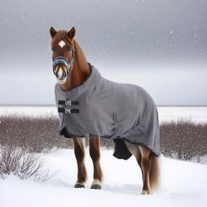 Premium Stable Horse Blanket Warm Breathable Equine Coat Pet Clothes for Winter Protection Equestrian Supplies - Product Image 1
