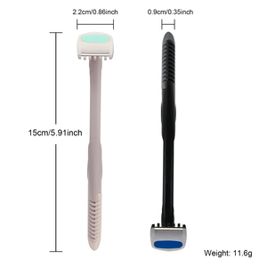 <span class=keywords><strong>Rasoir</strong></span> bikini double tête pour femmes pour les zones sensibles - Conception anti-coupure, parfait pour la ligne <span class=keywords><strong>du</strong></span> bikini, les aisselles et l'entretien corporel - Product Image 3