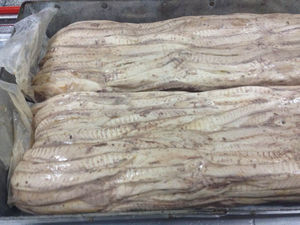 Filetto Singolo di Tonnetto Skipjack Congelato e Cotto con 10% di Scaglie Precotte 3kg Qualità Sushi per Inscatolamento - Product Image 5