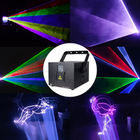 Lumière de scène disco DMX512 Ilda 30Kps 3W/5W RGB, lumière laser d'animation, 100W haute puissance