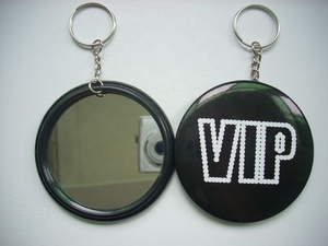 Thép không gỉ thân thiện với môi quảng cáo tùy chỉnh 58 Mét Gương trang điểm <span class=keywords><strong>Keychain</strong></span> - Product Image 4